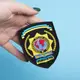 Шеврон на липучке International Police Association 7х9 см вышиты патч нашивка Полиция