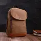 Практичный рюкзак для мужчин из плотного текстиля Vintage 22183 Коричневый