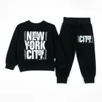 Дитячий костюм з начосом чорного кольору New York City