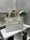 Беж клетка - стильная, молодежная и удобная сумка в стиле Tote Bag (0430-2)