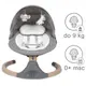 Шезлонг-качели 2в1 Kidwell LUXI Dark Melange/Wooden