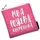 Косметичка квадратная Basic Моя рожева косметичка 16x16 см (KB_20F018_WH)
