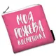Косметичка квадратная Basic Моя рожева косметичка 16x16 см (KB_20F018_WH)