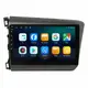 Штатная автомобильная магнитола Lesko 9" Honda Civic 2012-2015 4+64 4G+CarPlay Premium Android 11 GPS цивик
