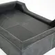КОЖАНЫЙ КРОВАТЬ-ДИВАН ДЛЯ СОБАК BLACK LEATHER (L): 76×106×20 СМ