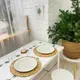 Дорожка на стол Елочный контур 150x40 см (DR_23NG035)