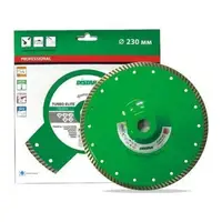 Круг алмазный Distar Turbo 230 Elite AСtiv 44923 230 мм зеленый