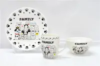 Набор детской посуды Ardesto Family AR3457DS 3 предмета белый