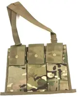 Подсумок тактический для трех магазинов М16, M4 Molle II Bandoleer Ammunition Pouch мультикам OCP