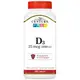 Витамины и минералы 21st Century Vitamin D3 25 mcg, 500 таблеток