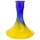 Колба под уплотнитель 2×2 Hookah Craft (крафт) - Желто-голубая крошка