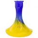 Колба под уплотнитель 2×2 Hookah Craft (крафт) - Желто-голубая крошка