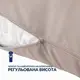 Подушка ортопедическая 40х130 см с наволочкой для сна и отдыха S-Form IDEIA антиаллергенная с молнией