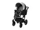 Детская коляска 2 в 1 Angelina Phaeton Perla серебро color 50