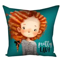 Подушка c принтом габардиновая Pretty lady 50x50 (5P_19F030)