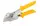 Ножиці для різання пластикових профілів MASTERTOOL з транспортиром. Yellow (01-0200)