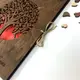 Деревянная книга для фото и записей с именной гравировкой на заказ