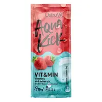 Вітаміни і мінерали OstroVit Aqua Kick VIT&amp;MIN, 24*10 грам - полуниця
