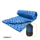 Полотенце для йоги EasyFit Yoga Mat Towel из микрофибры  (Синее)