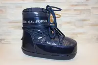 Сапоги луноходы женские синие зимние С196