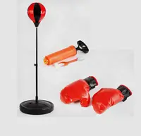 Боксерский набор Boxing Set 65 груша перчатки насос. Black and Red (121063)