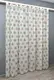 Тюль шифоновая с принтом. Цвет белый с пудровым. Код 1808т