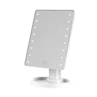 Зеркало косметическое 21х16 см 16 LED Черное HP-10-3AW