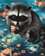 Картина по номерам. Art Craft "Енот. Ракун" 40*50 см 11615-AC