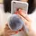 Чехол для iPhone SE 2022/2020/8/7- Пушистый Помпон, Серый