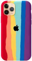 Силіконовий чохол для iPhone 11 Pro Max - Rainbow (Веселка), Різнокольоровий