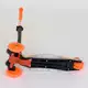 Самокат трехколесный MAXI "Best Scooter" пластмассовый, трубка руля алюминиевая Orange/Black (83269)