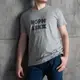 Футболка мужская "Норм движ" серая, Серый, XXL, русский