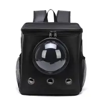 Рюкзак для перенесення тварин з ілюмінатором CosmoPet CP-04 для котів та собак Black