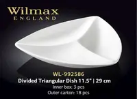 Менажница 3-х уг 29 см Wilmax WL-992586