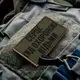 Шеврон на липучке Серце под охраной ведьмы 5х8 см вышитый патч нашивка ведьма