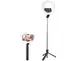 Монопод для селфи Tripod MJ07, с триногой и RGB LED кольцом