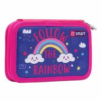 Пенал двойной Smart Follow the rainbow 532818 21x14x4 см