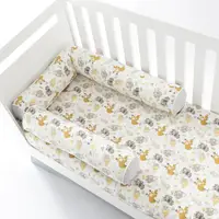 Бортик валик защитный мультифункциональный PAPAELLA 60х15 см 120х15 см в детскую кроватку