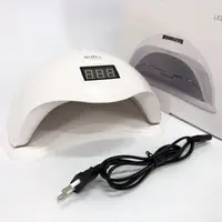 Лампа SUNUV SUN 5 PLUS 48W WHITE UV/LED для полимеризации, Профессиональная лампа для ногтей с таймером