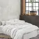 Постельное белье со льна Lotus Home - Karlin white белый евро