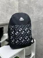 АКЦІЯ! KA - чорний тканинний рюкзак на одне відділення на блискавці (5110)