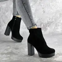 Ботильоны женские Fashion Dutchess 2353 36 размер 23,5 см Черный