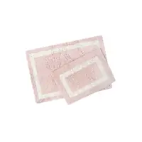Набор ковриков Irya - Liberte pembe розовый 60*90+40*60