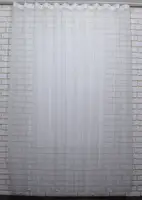 Тюль шифон белый однотонный, вуаль