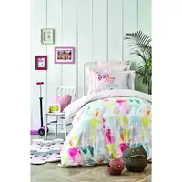 Постельное белье Karaca Home - Colirido pembe 2020-2 розовый ранфорс подростковое