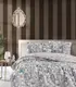 Семейное Турецкое Постельное белье First Choice Homesko Joly Blue (Простынь на резинке)