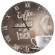 Часы настенные круглые Coffee is always a good idea 36 см (CHR_P_15M044)