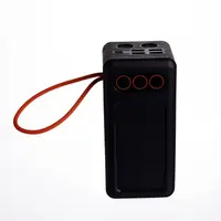 Повербанк с быстрой зарядкой с 3 шнурами 50000 mAh портативное зарядное устройство powerbank зарядка для телефона HP-N57