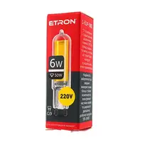 Лампа светодиодная ETRON Light Power 1-ELP-082 G9 Glass 6W 4200K 220V