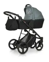 Коляска 3 в 1 Verdi Dynamic 9023-VD-03, black/jungl, чорний/зелений